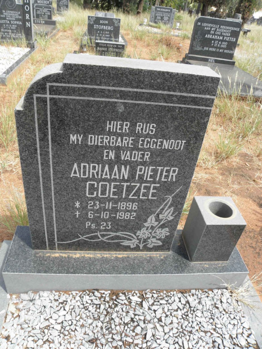 COETZEE Adriaan Pieter 1896-1982