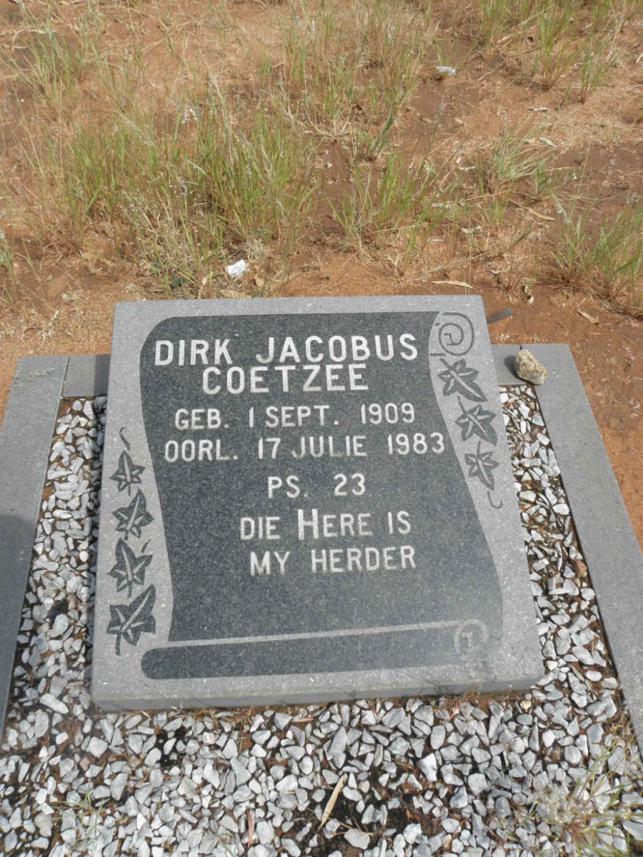 COETZEE Dirk Jacobus 1909-1983