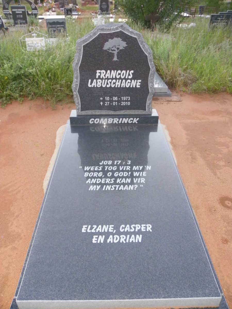 COMBRINCK Francois Labuschagne 1973-2010