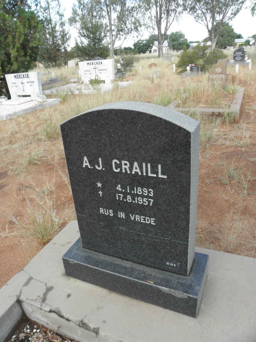 CRAILL A.J. 1893-1957