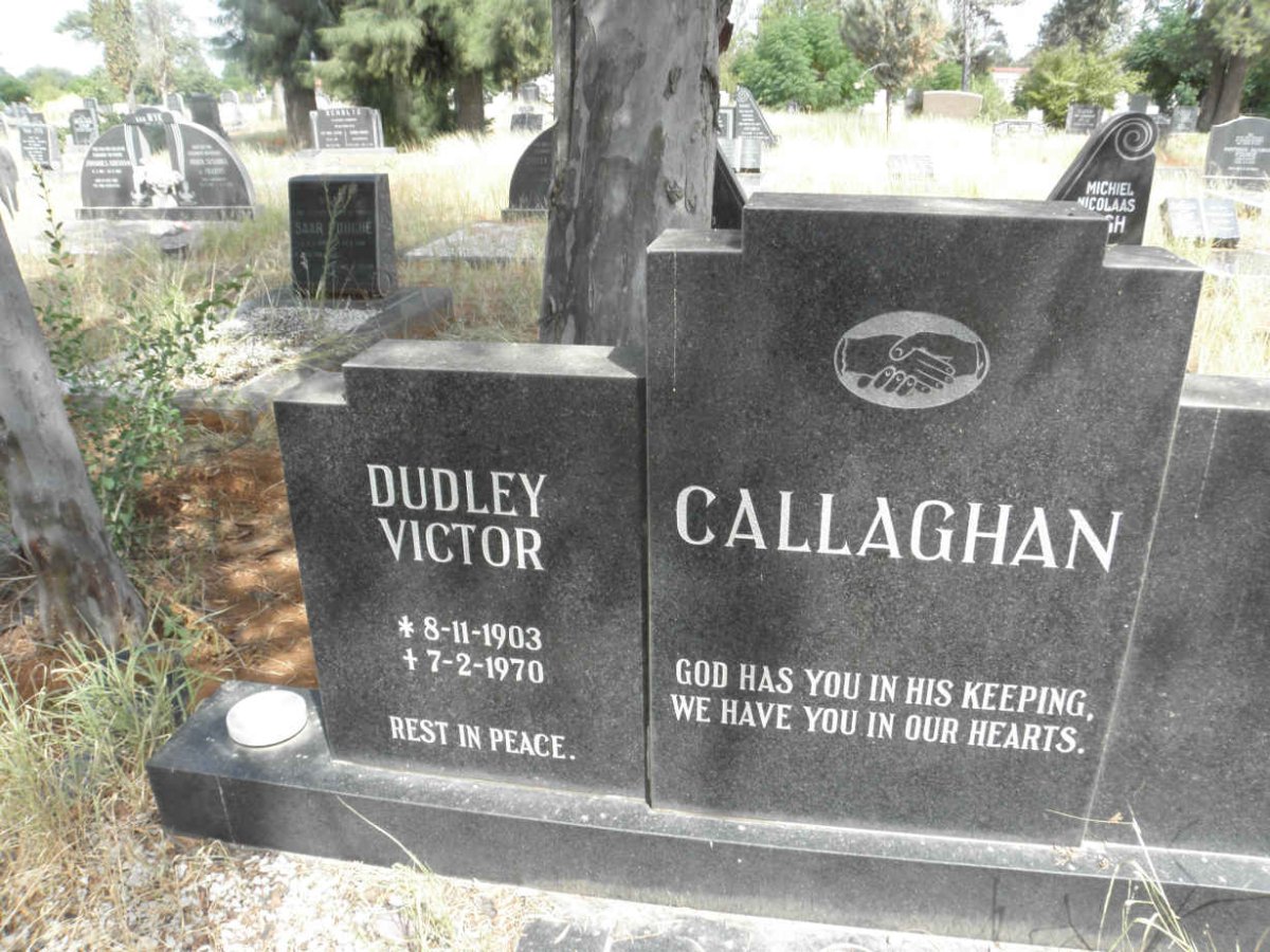 CALLAGHAN Dudley Victor 1903-1970