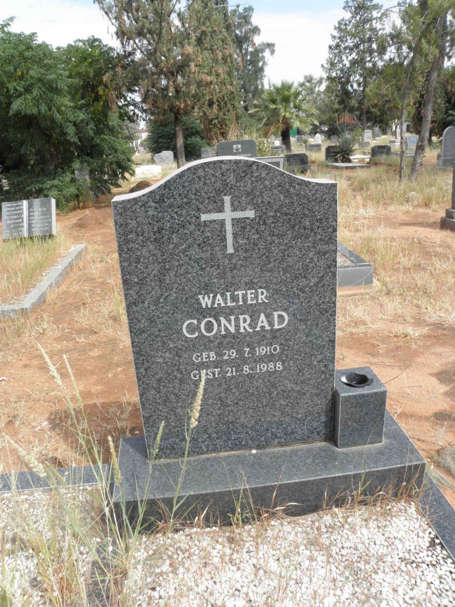CONRAD Walter 1910-1988