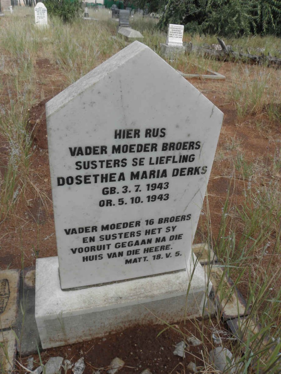 DERKS Dosethea Maria 1943-1943