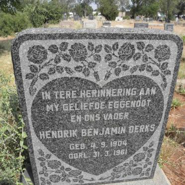 DERKS Hendrik Benjamin 1904-1961