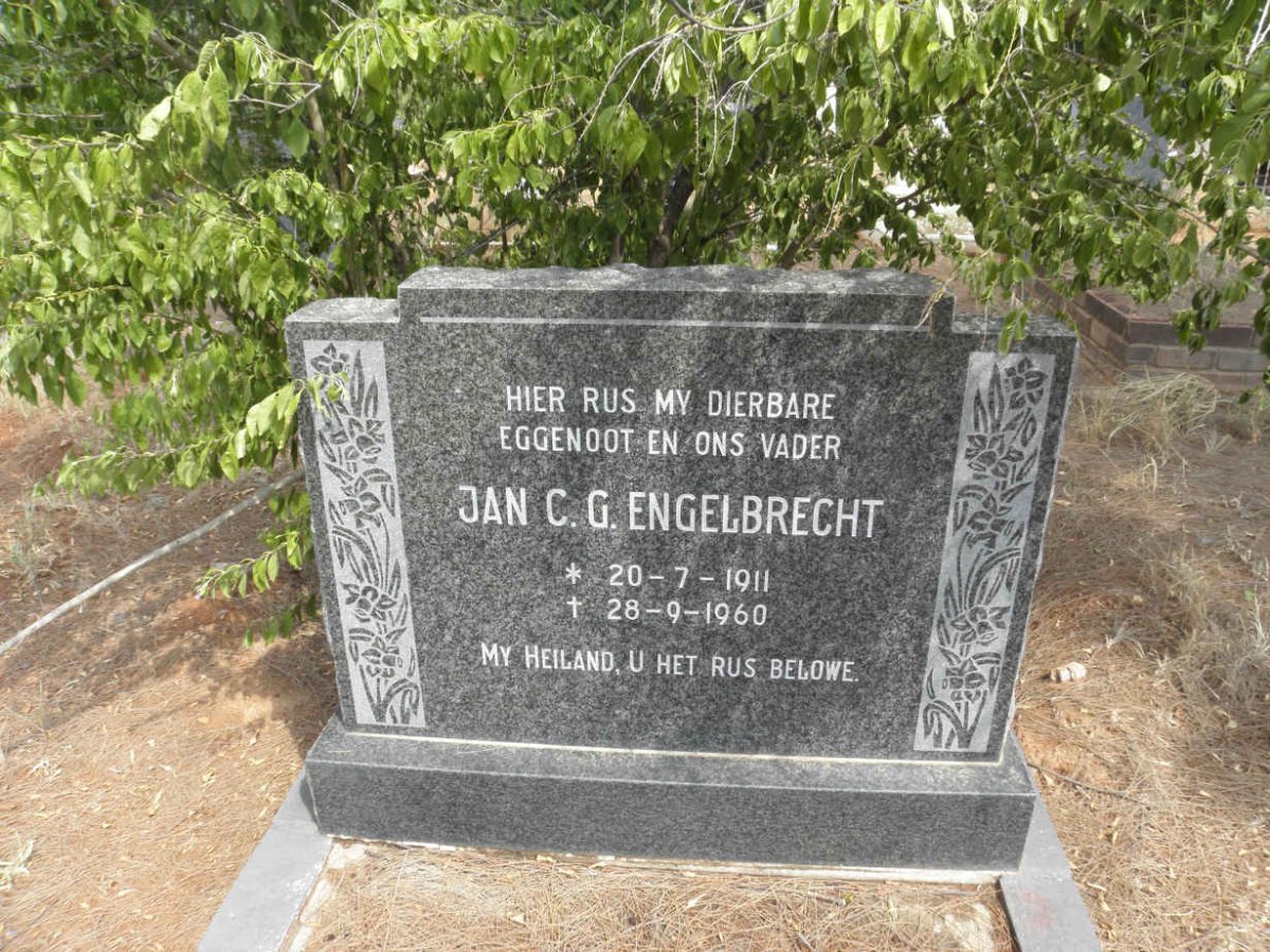ENGELBRECHT Jan C.G. 1911-1960