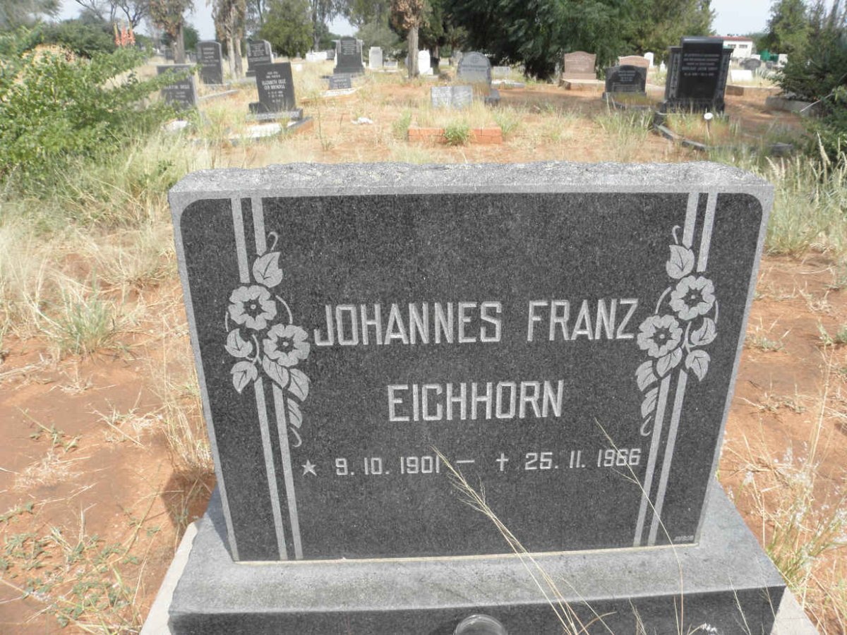 EICHHORN Johannes Franz 1901-1966