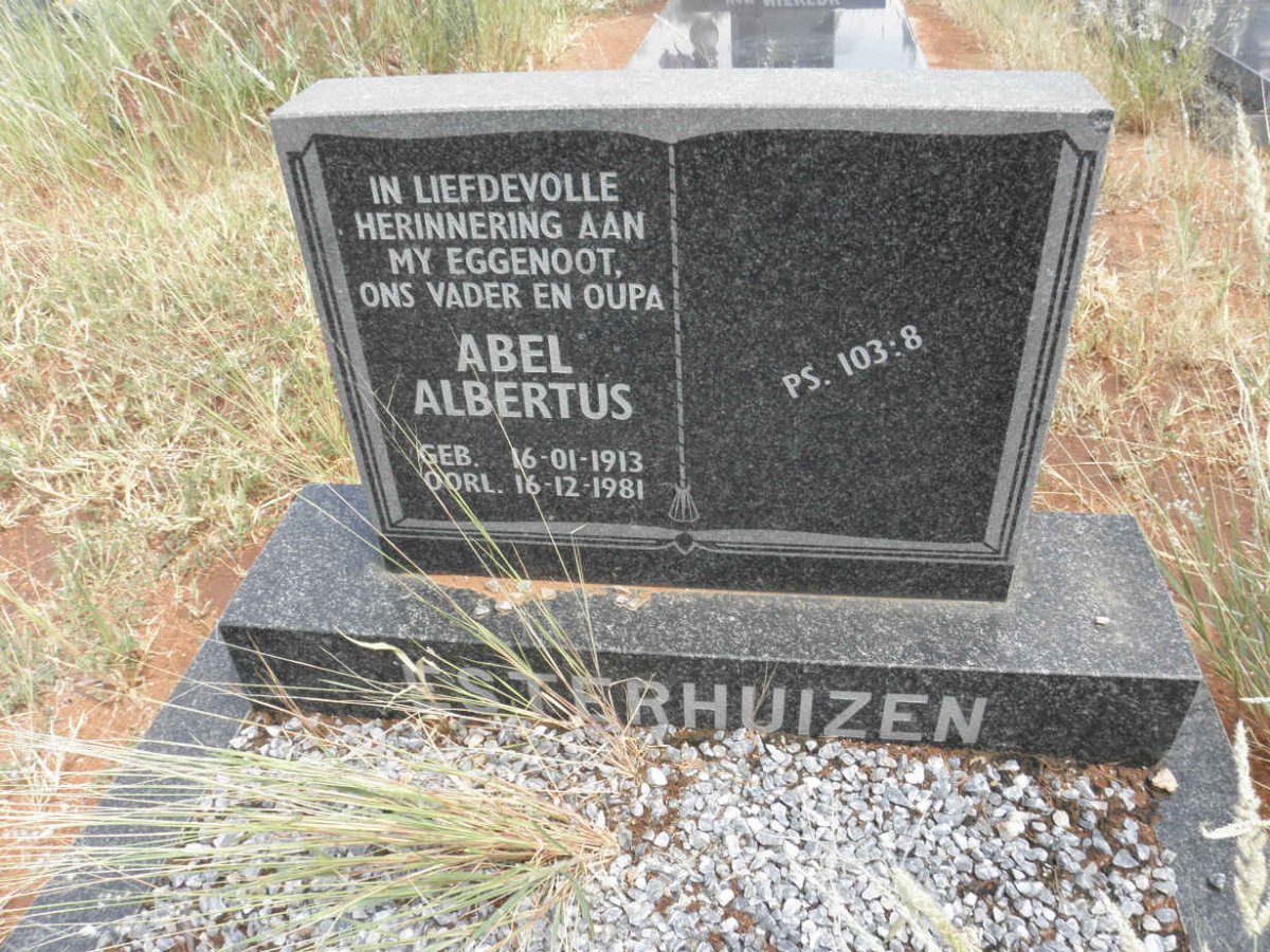 ESTERHUIZEN Abel Albertus 1913-1981