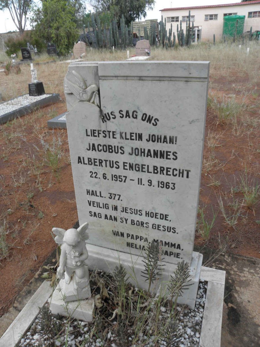 ENGELBRECHT Jacobus Johannes Albertus 1957-1963