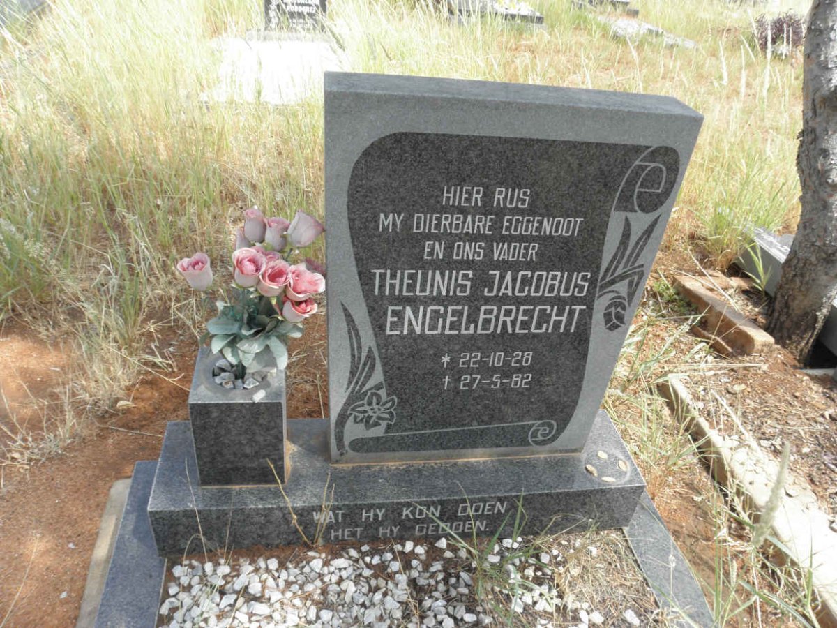 ENGELBRECHT Theunis Jacobus 1928-1982