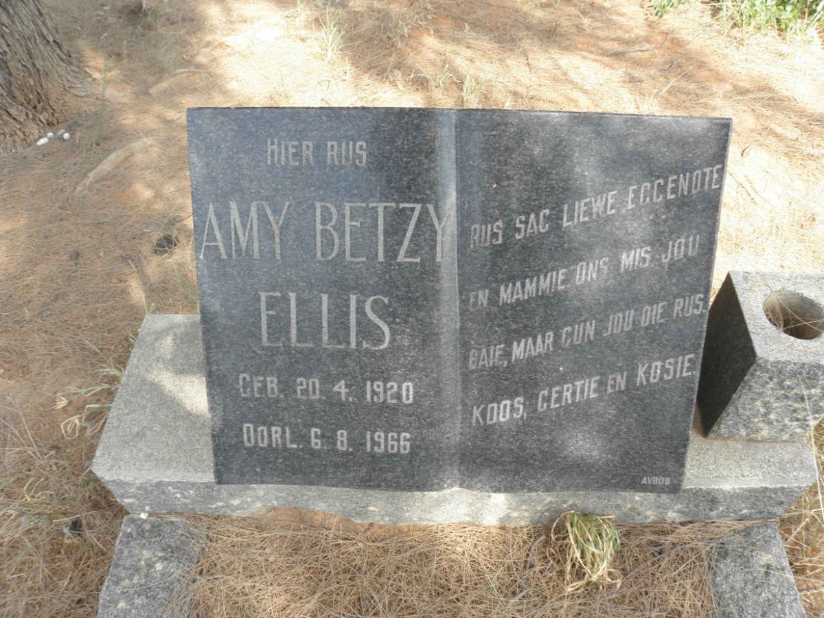 ELLIS Amy Betzy 1920-1966