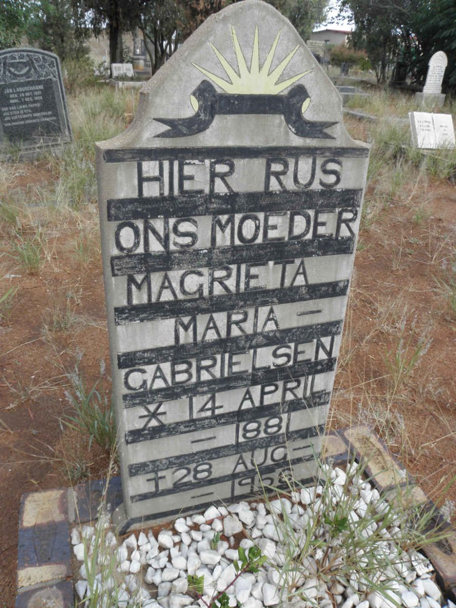 GABRIELSEN Magrieta Maria 1881-1956