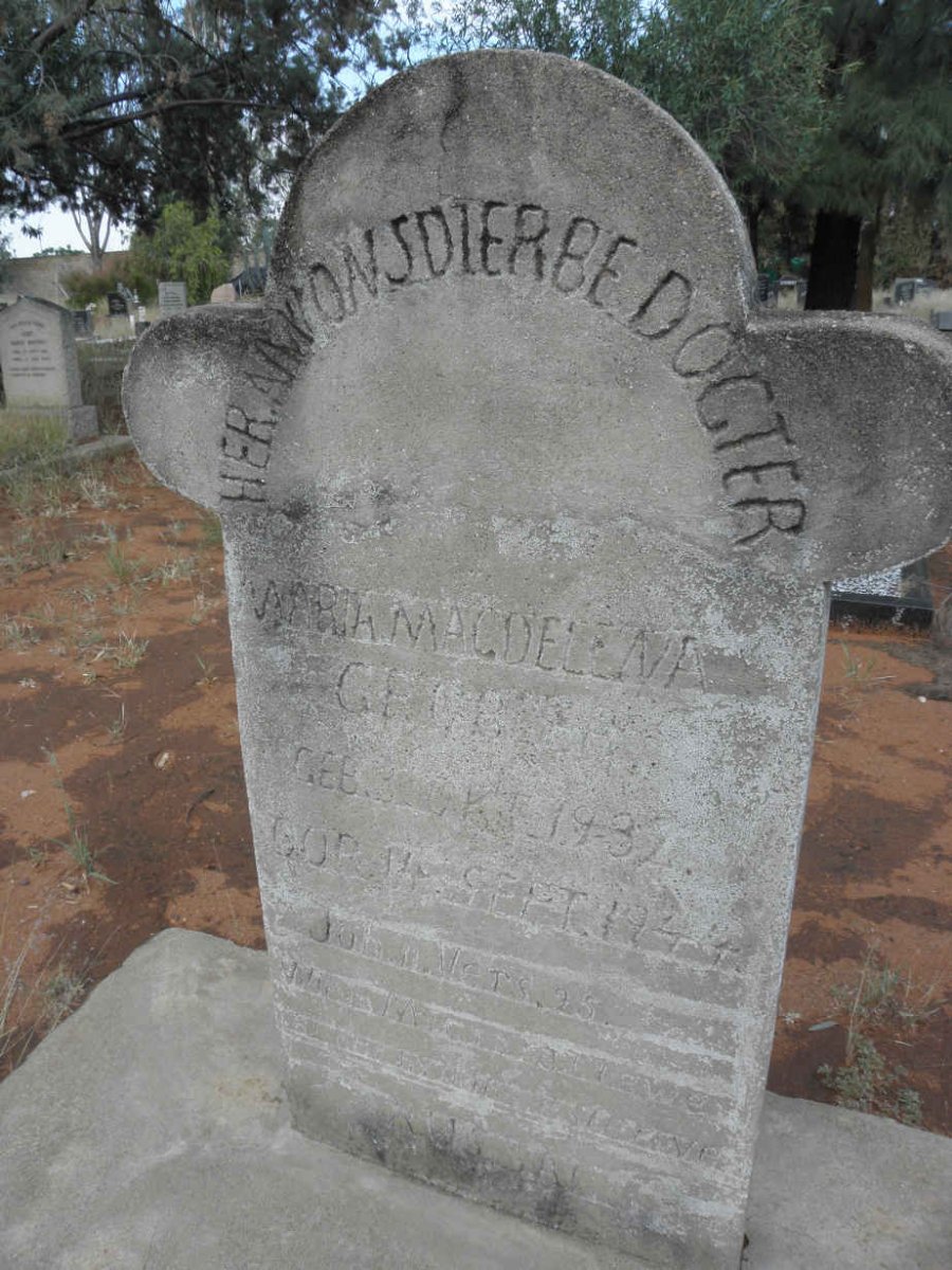 GROBLER Maria Magdalena 1932-1944