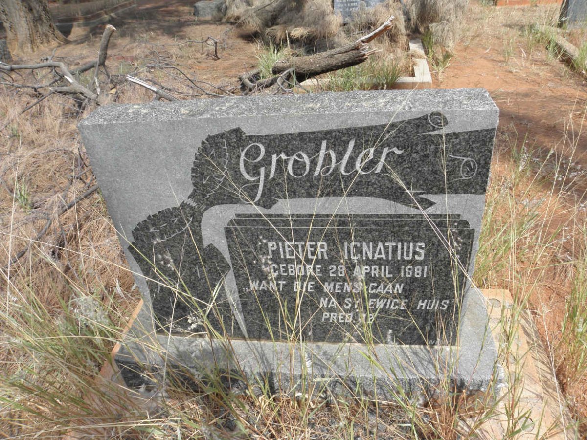 GROBLER Pieter Ignatius 1881-
