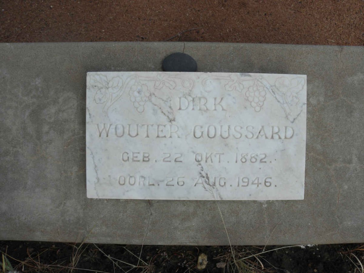 GOUSSARD Dirk Wouter 1882-1946