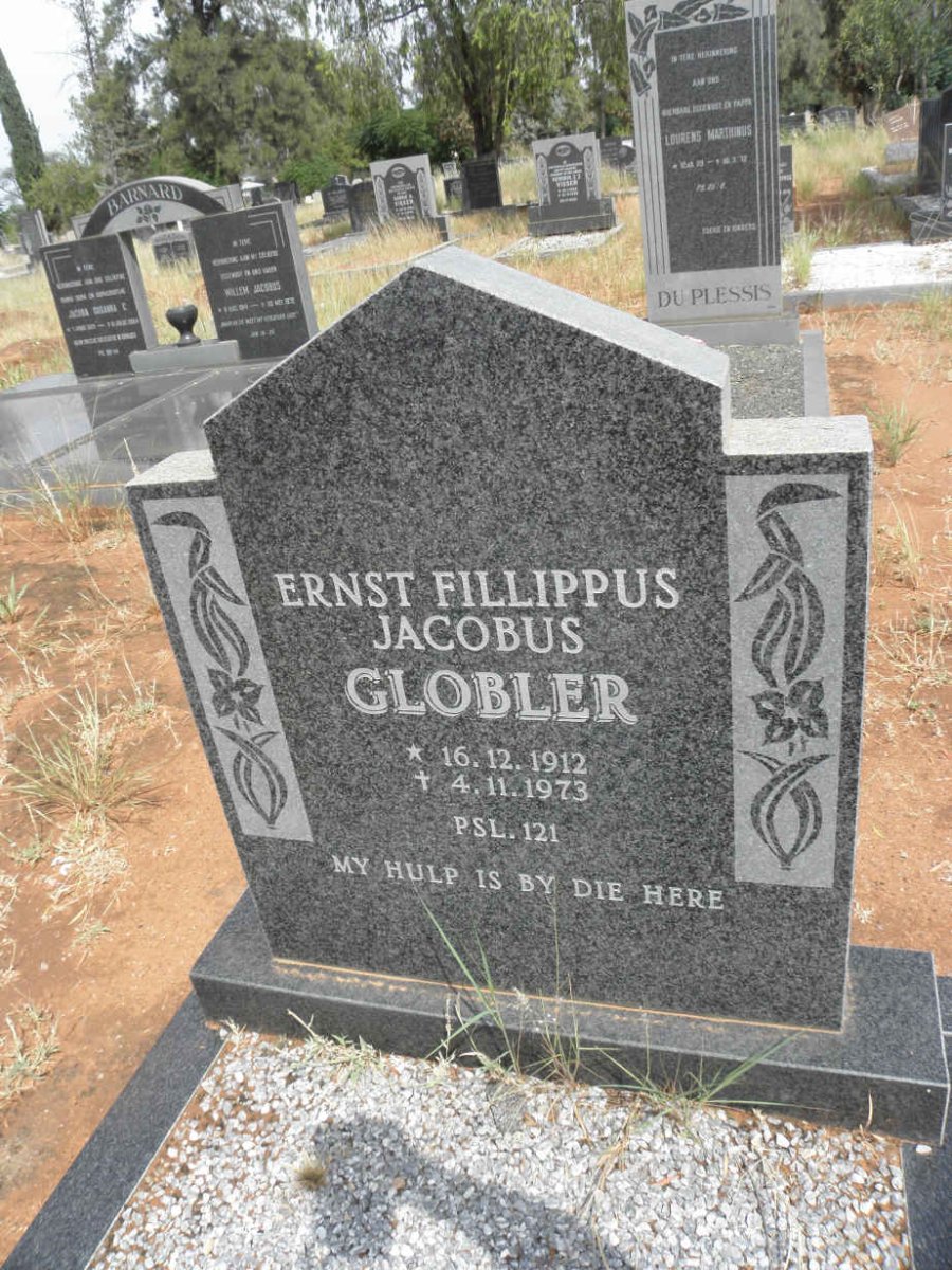 GROBLER Ernst Fillippus Jacobus 1912-1973