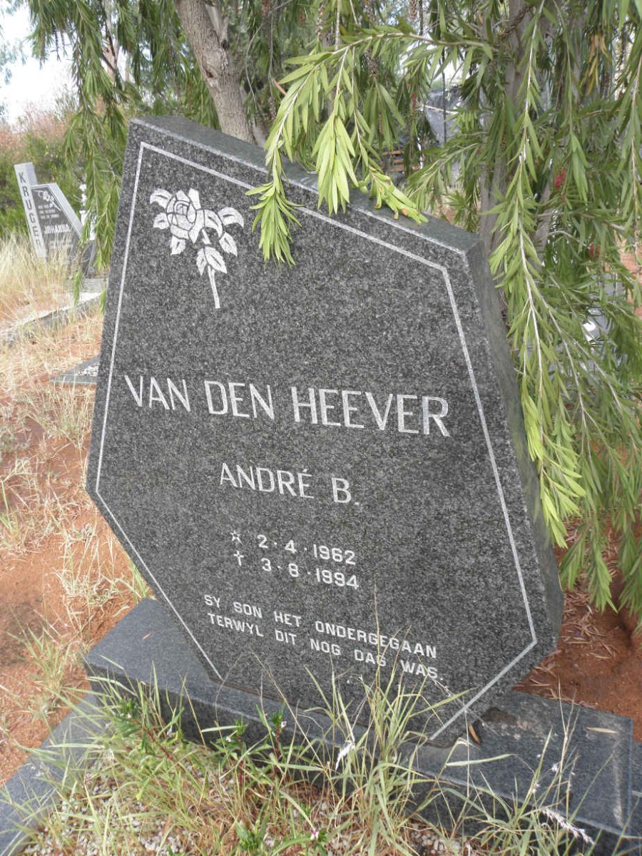 HEEVER Andre B., van den 1962-1994