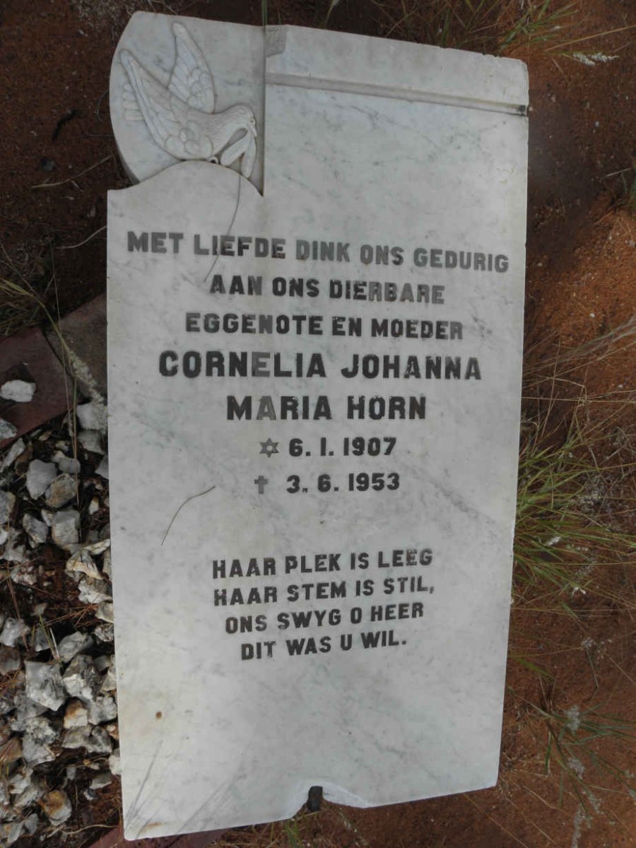 HORN Cornelia Johanna Maria 1907-1953