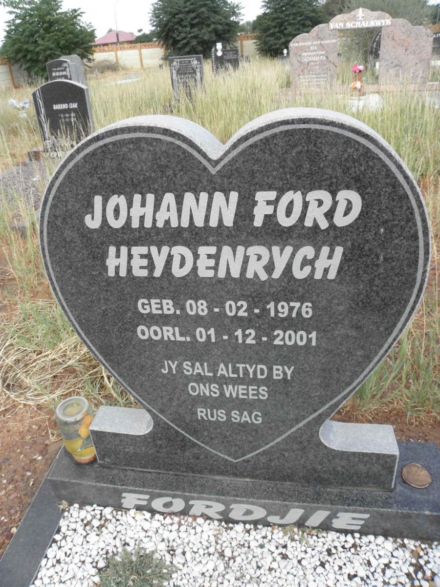HEYDENRYCH Johann Ford 1976-2001