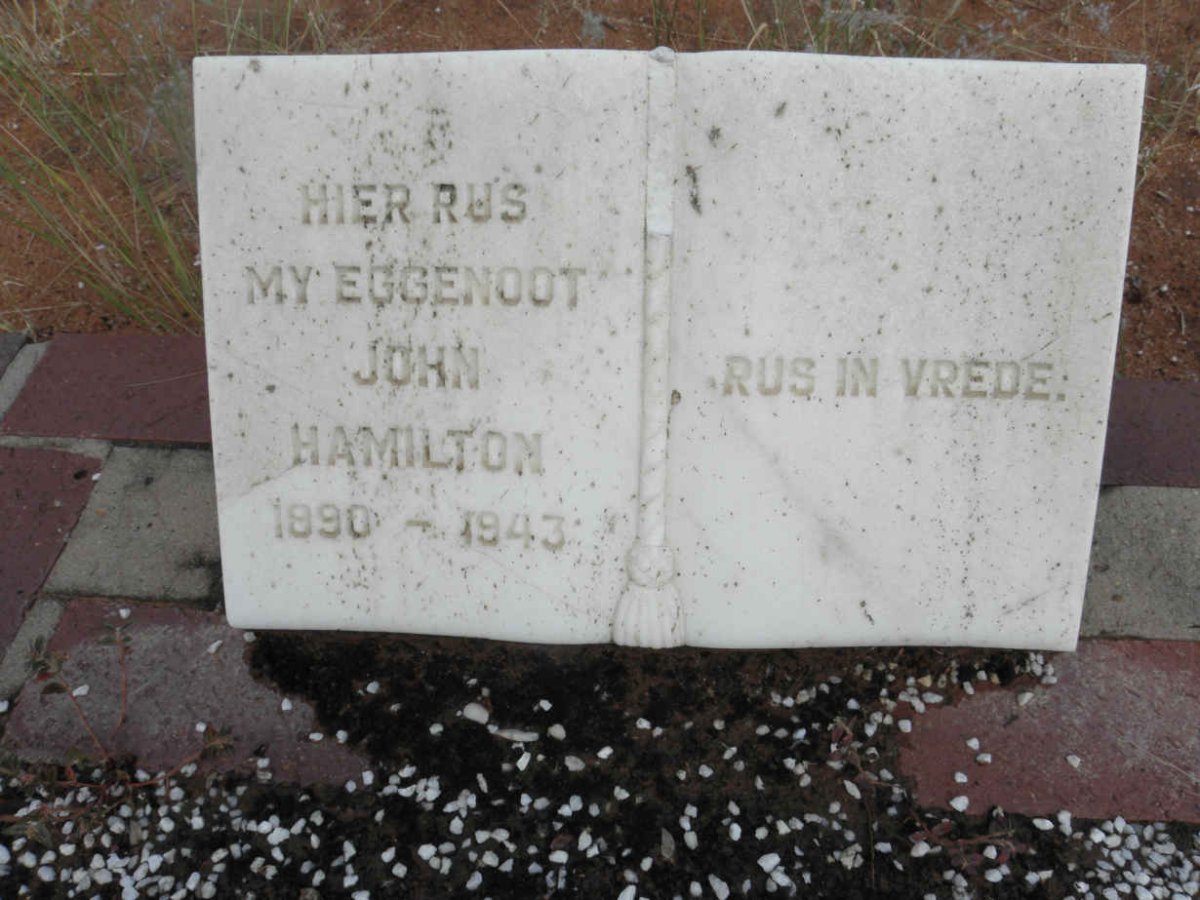 HAMILTON John 1890-1943