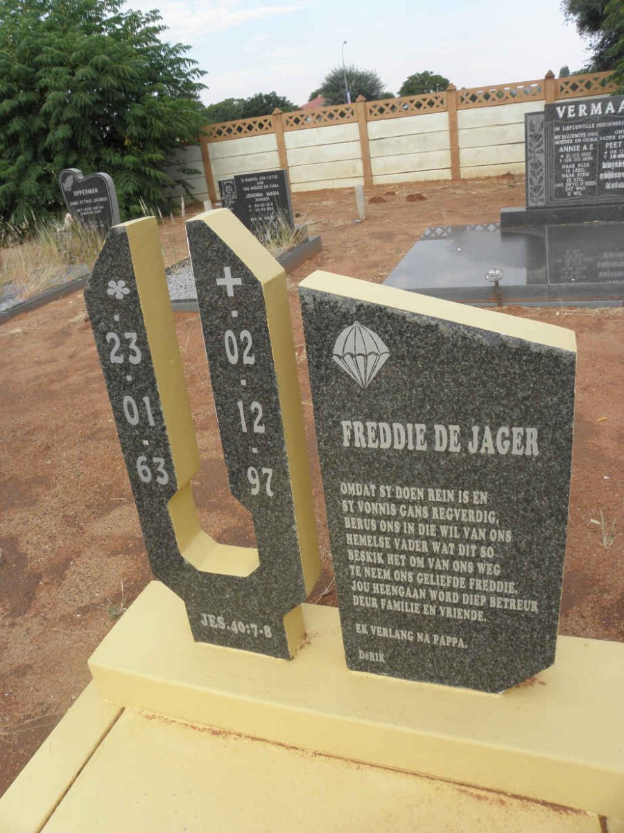 JAGER Freddie, de 1963-1997