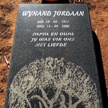 JORDAAN Wynand 1917-2000