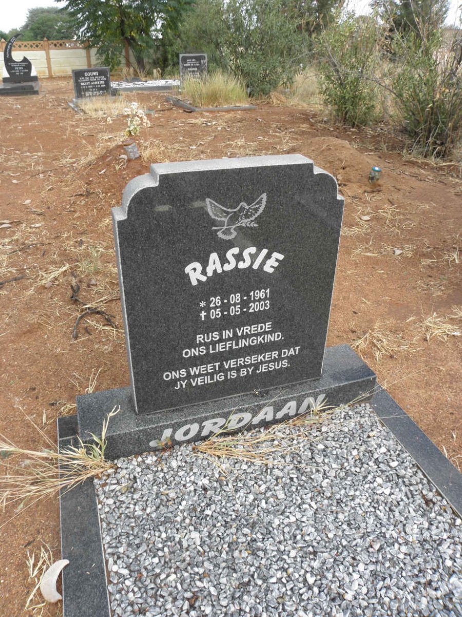 JORDAAN Rassie 1961-2003