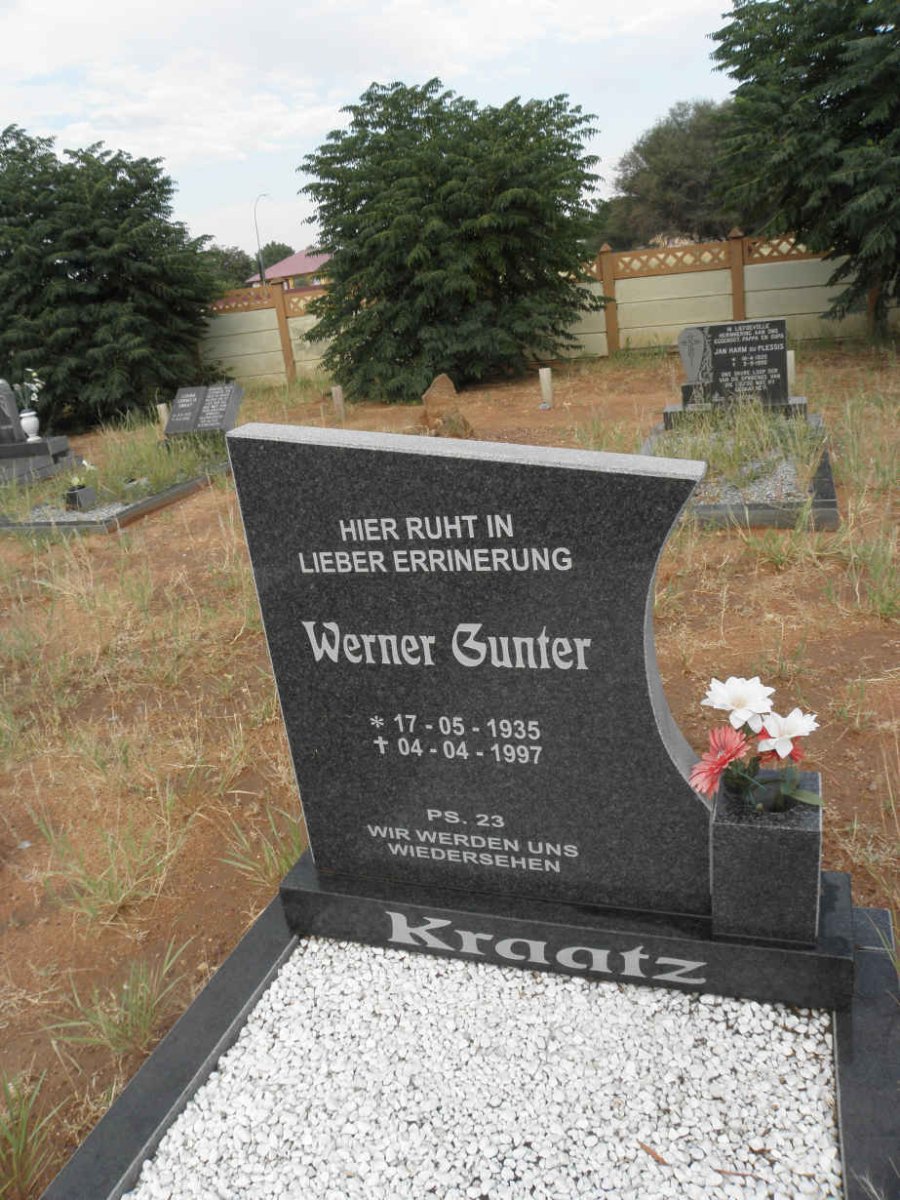 KRAATZ Werner Gunter 1935-1997