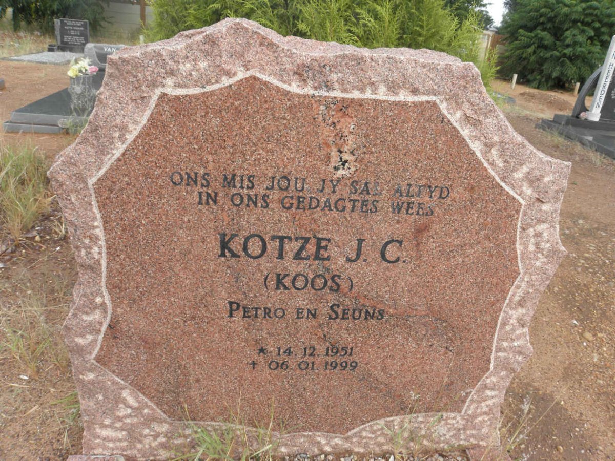 KOTZE J.C. 1951-1999