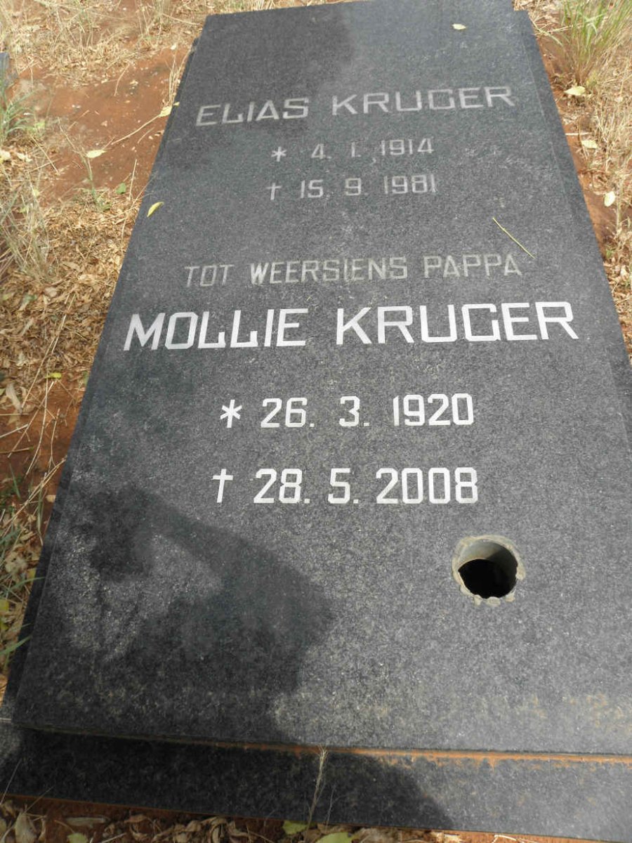 KRUGER Mollie 1920-2008