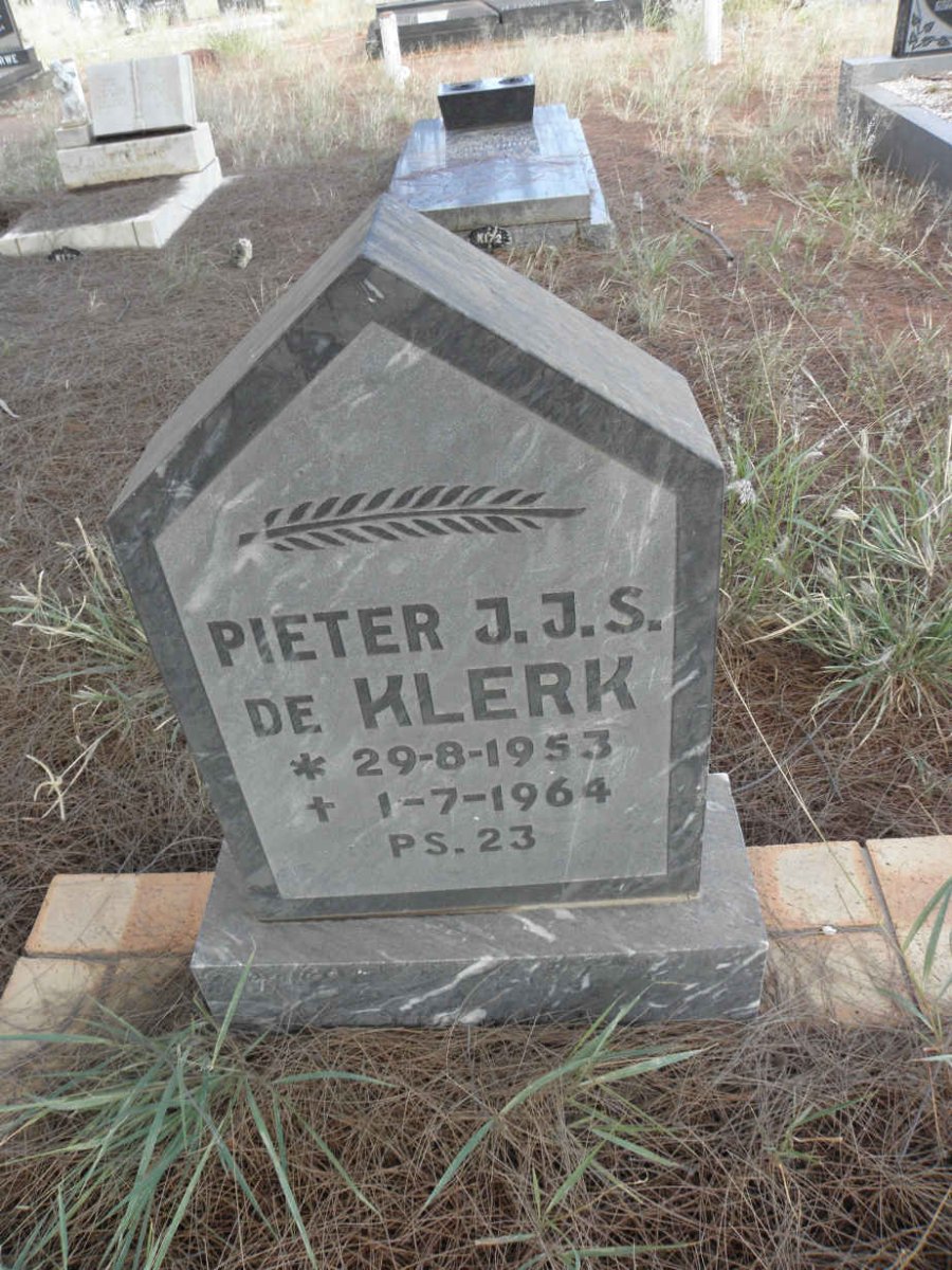 KLERK Pieter J.J.J.S., de 1953-1964