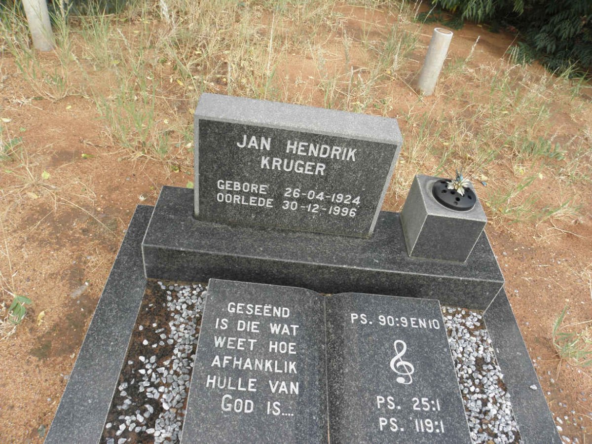 KRUGER Jan Hendrik 1924-1996