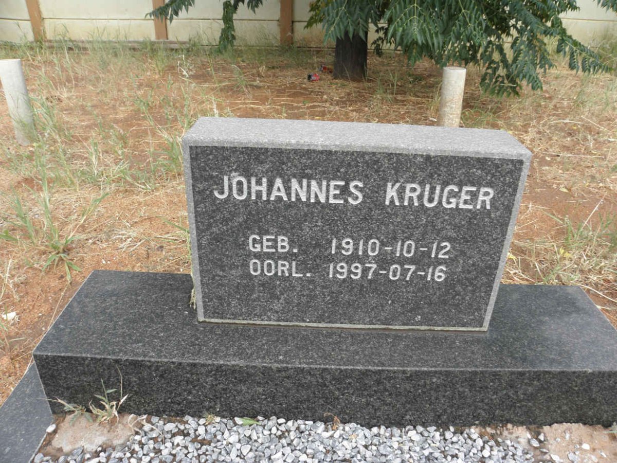 KRUGER Johannes 1910-1997