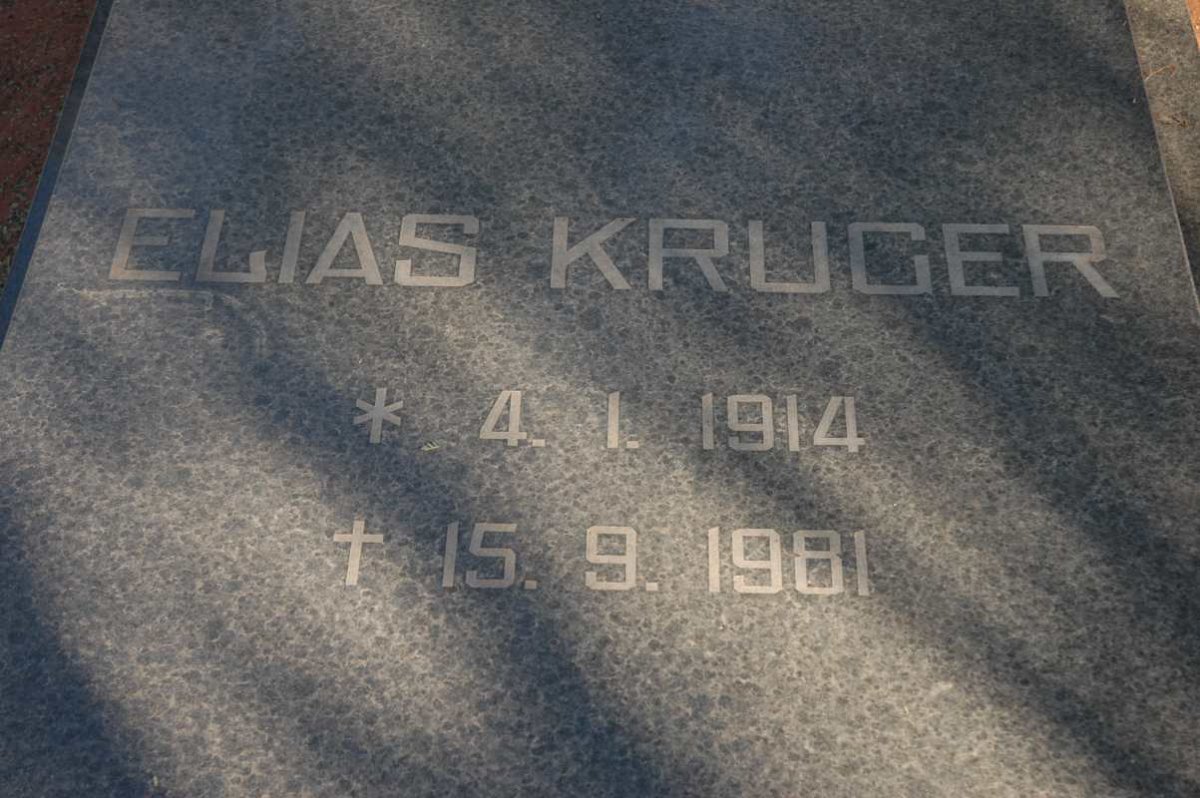KRUGER Elias 1914-1981