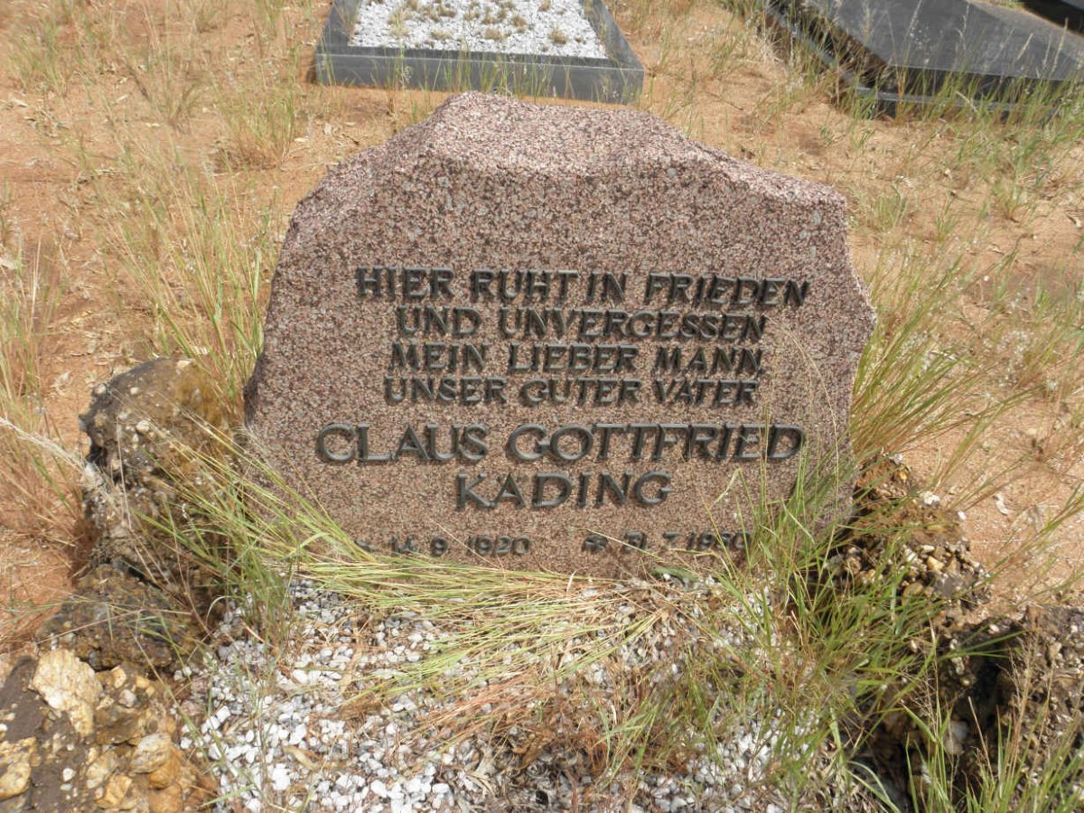 KADING Claus Gottfried 1920-1980