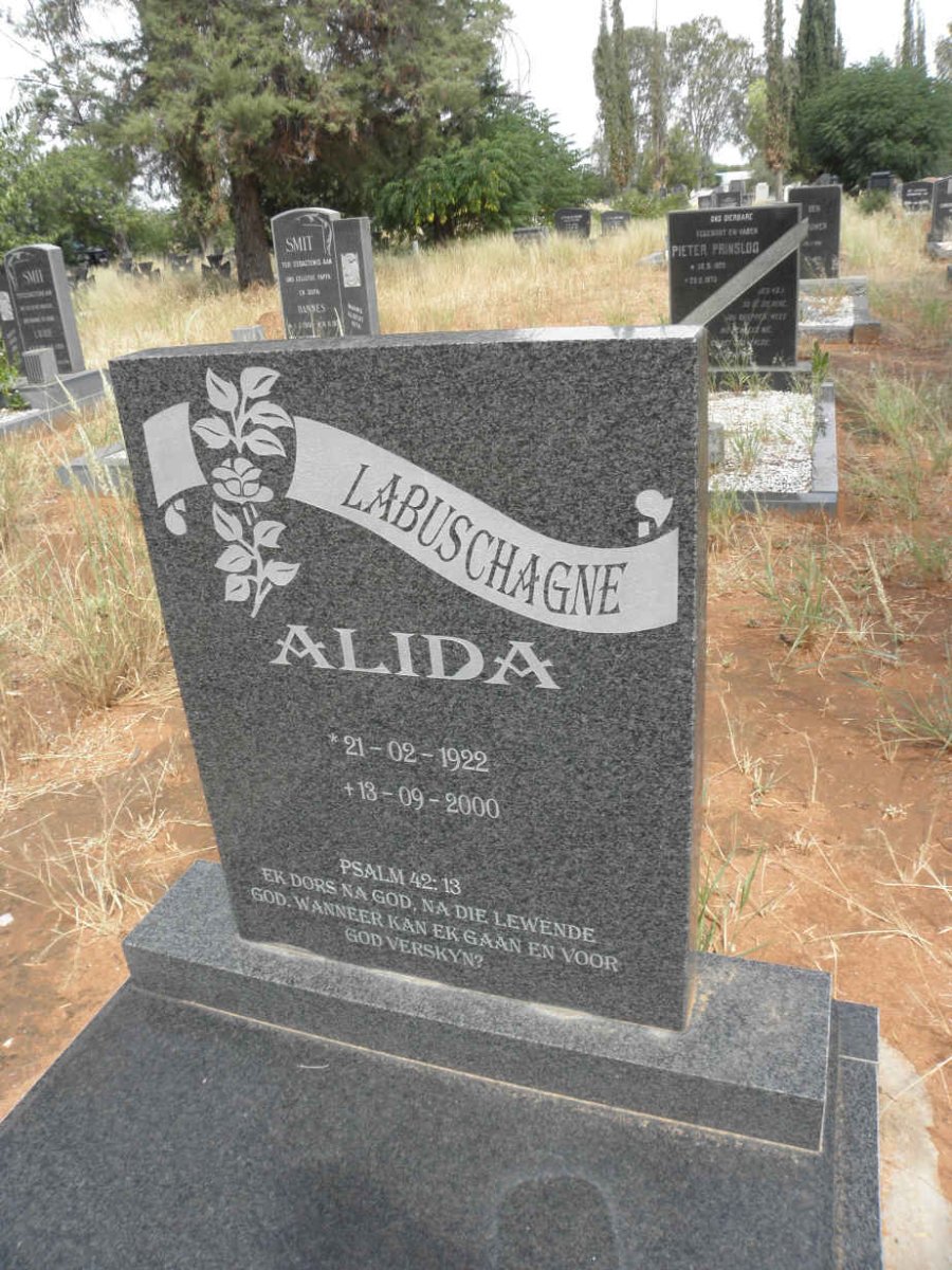 LABUSCHAGNE Alida 1922-2000