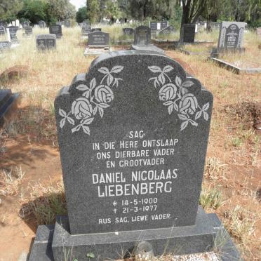 LIEBENBERG Daniel Nicolaas 1900-1977