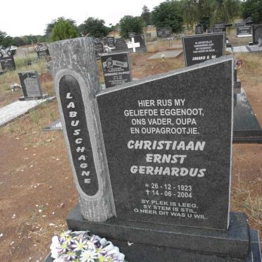 LABUSCHAGNE Christiaan Ernst Gerhardus 1923-2004