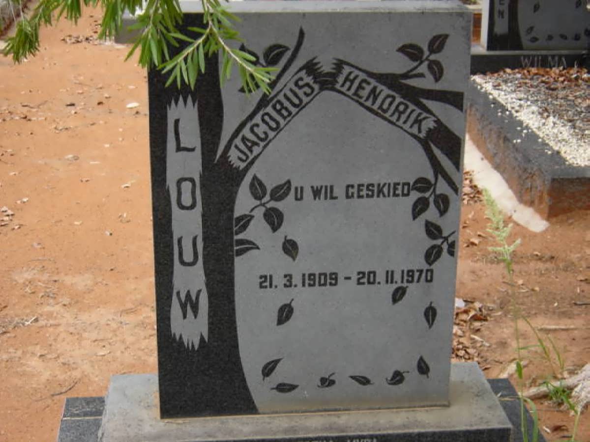 LOUW Jacobus Hendrik 1909-1970