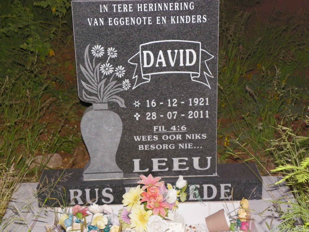 LEEU David 1921-2011