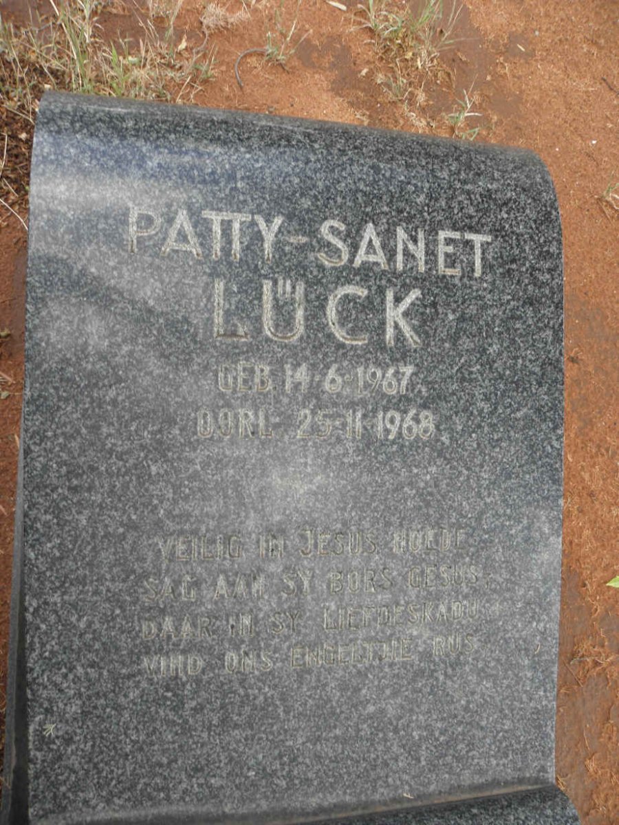 LUCK Patty-Sanet 1967-1968