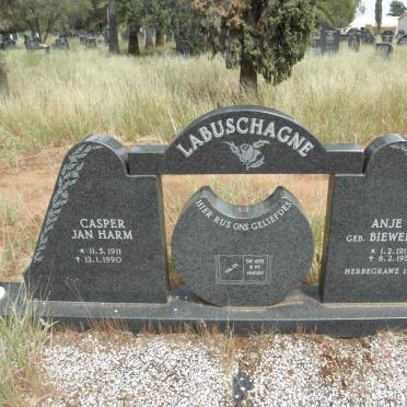 LABUSCHAGNE Casper Jan Harm 1911-1990 &amp; Anje BIEWENGA 1916-1956