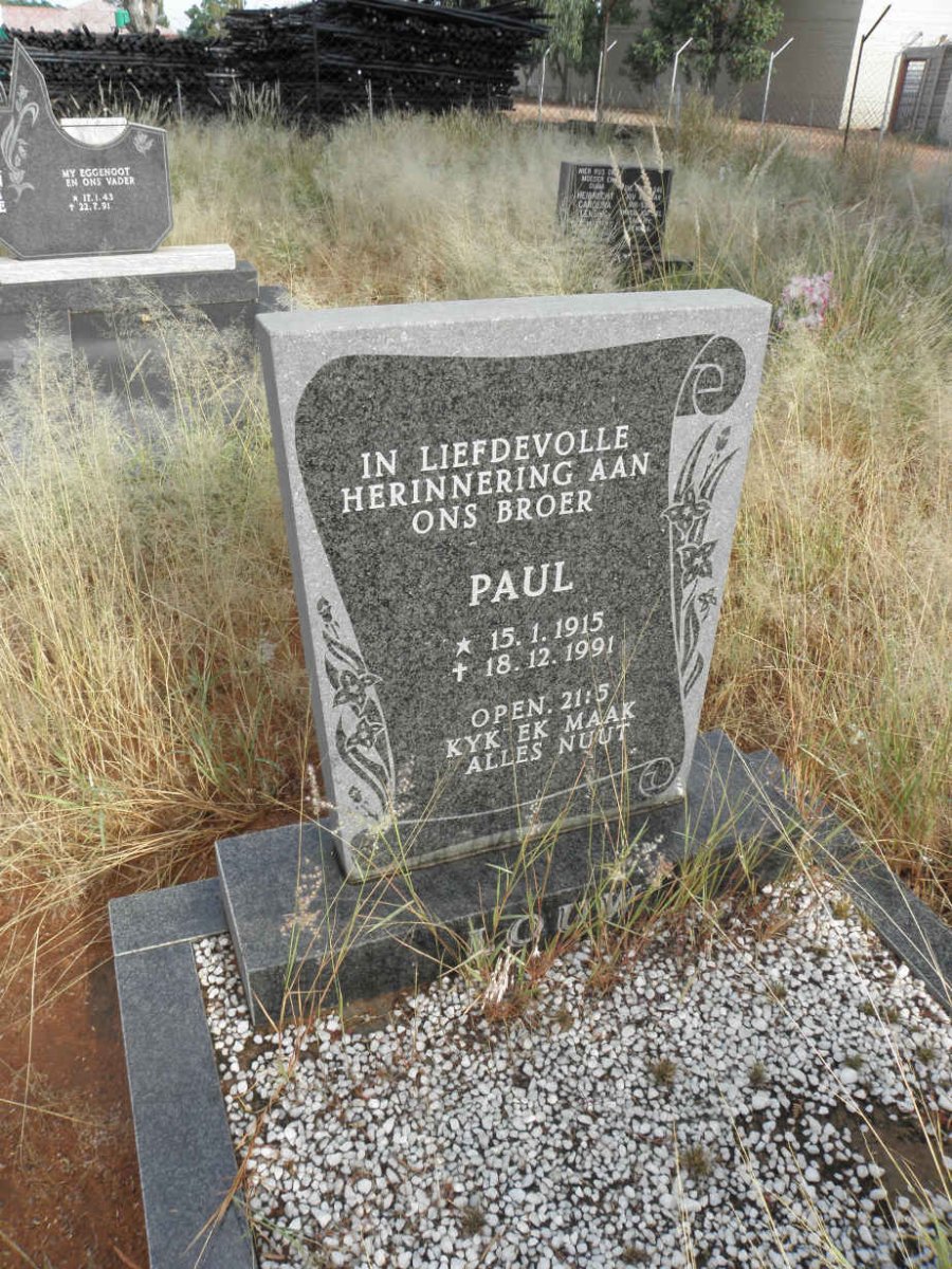 LOUW Paul 1915-1991