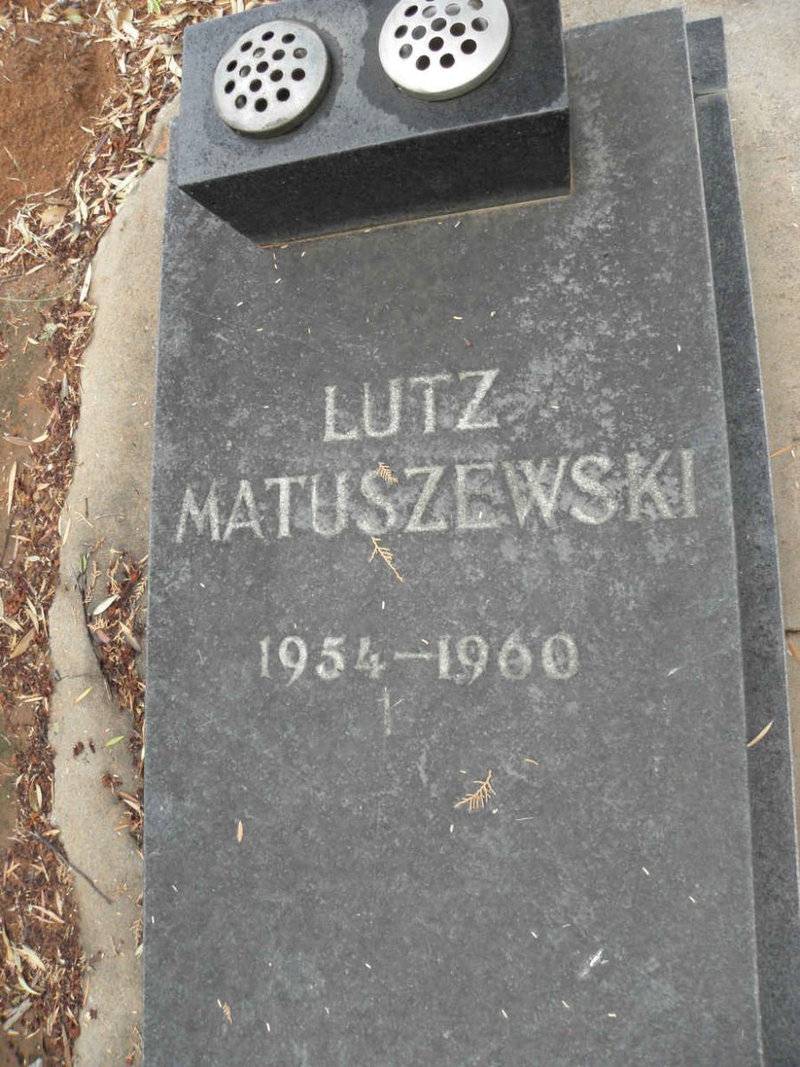 MATUSZEWSKI Lutz 1954-1960