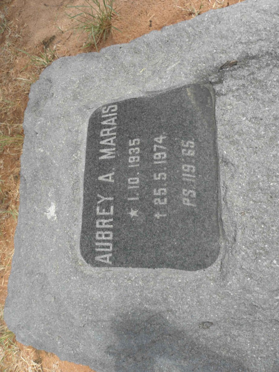MARAIS Aubrey A. 1935-1974