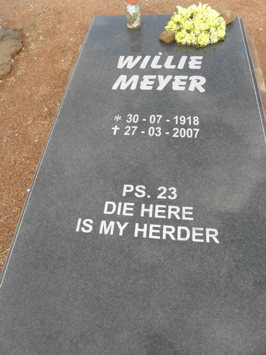 MEYER Willie 1918-2007