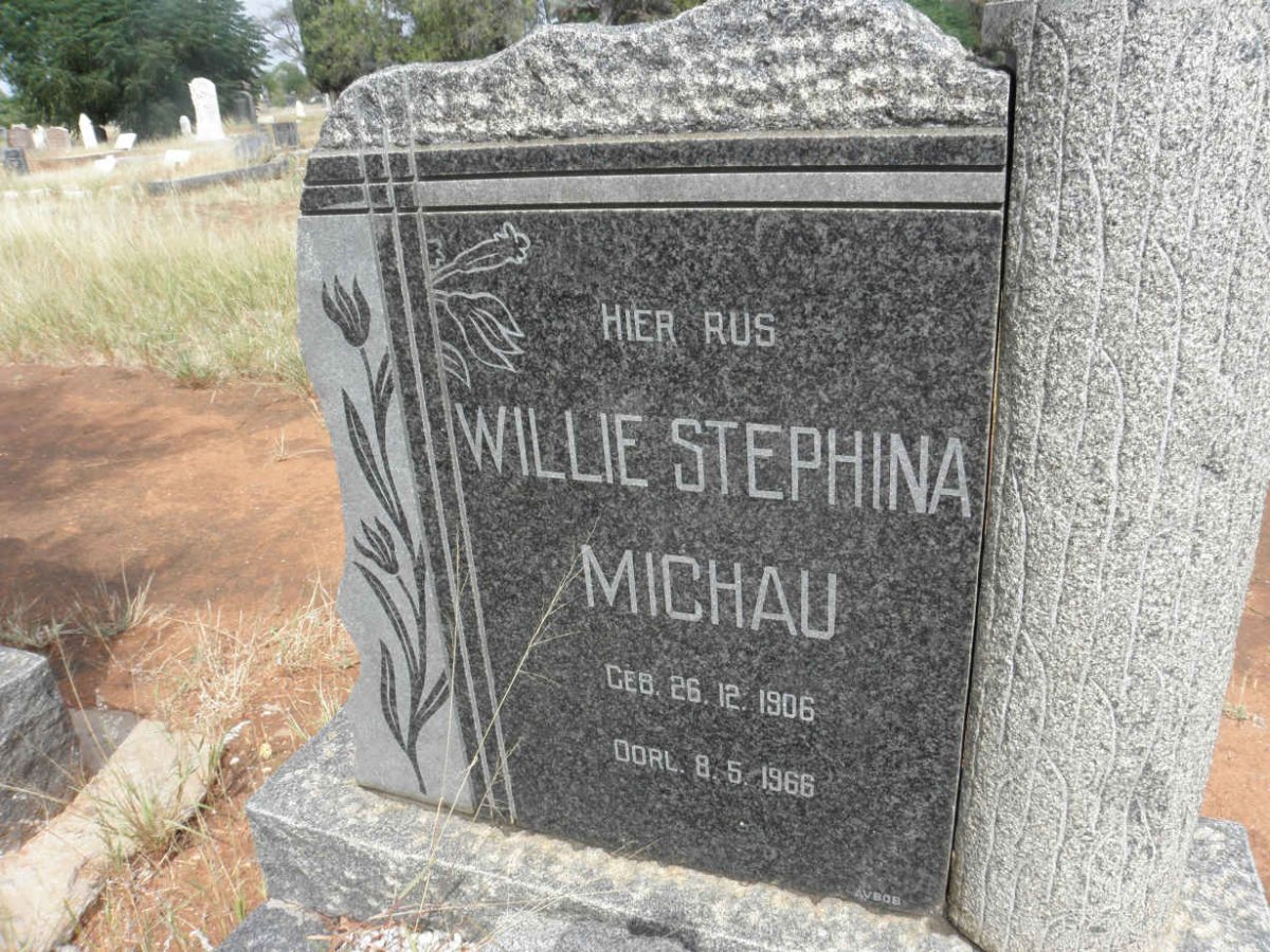 MICHAU Willie Stephina 1906-1966