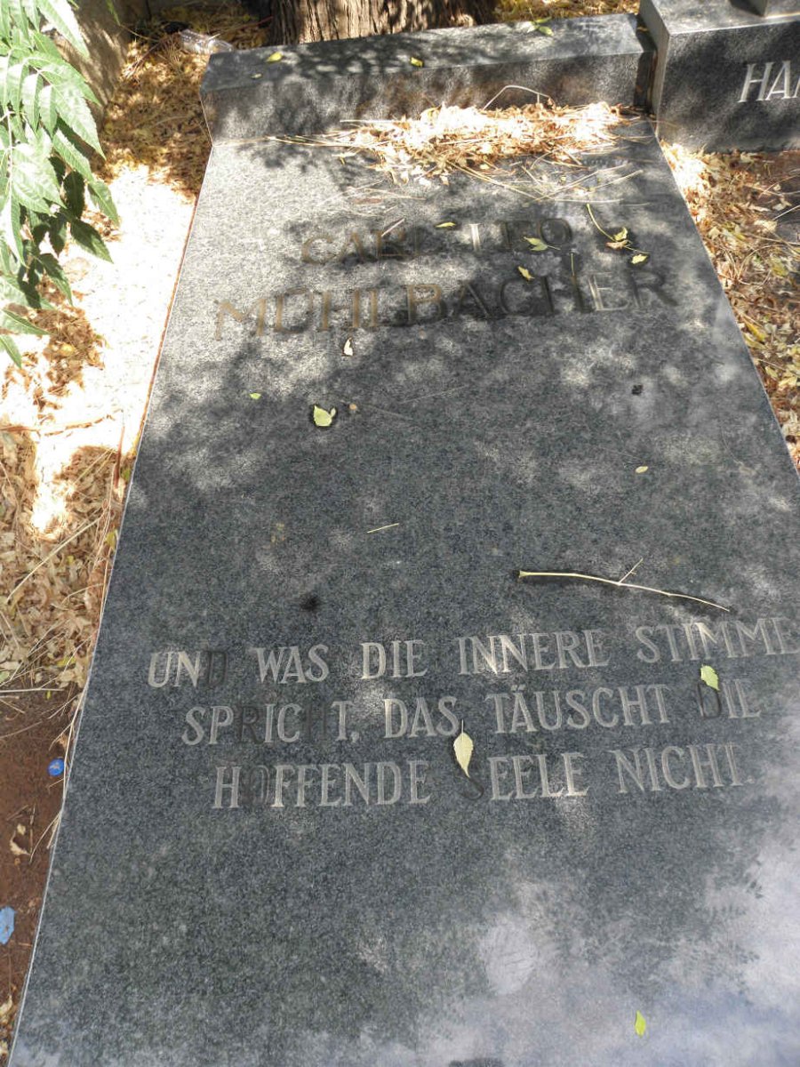 MUHLBACHER Carl Leo
