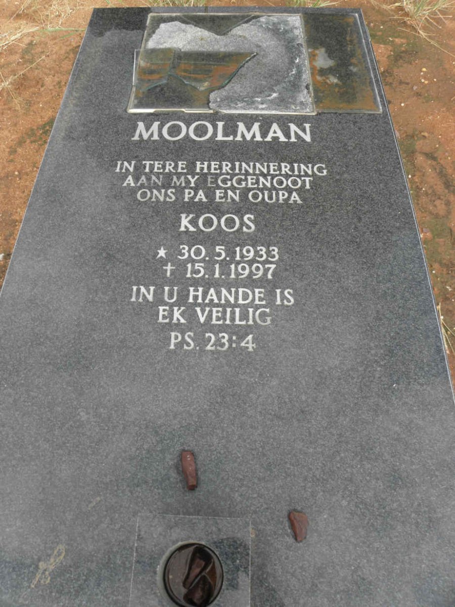 MOOLMAN Koos 1933-1997