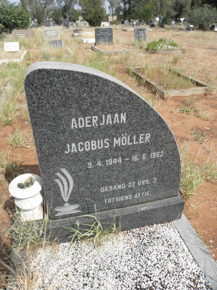 MOLLER Aderjaan Jacobus 1944-1962