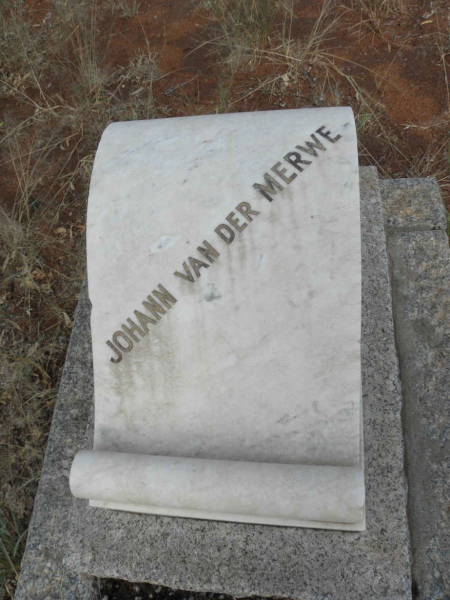MERWE Johann, van der